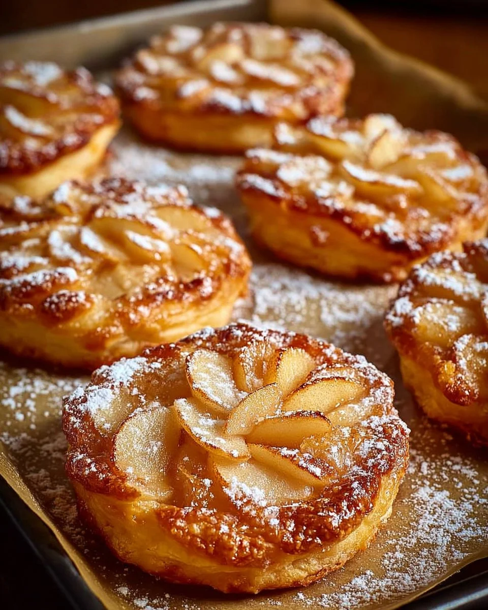 Gesunde Apfel-Haferkekse auf einem Holzbrett serviert
