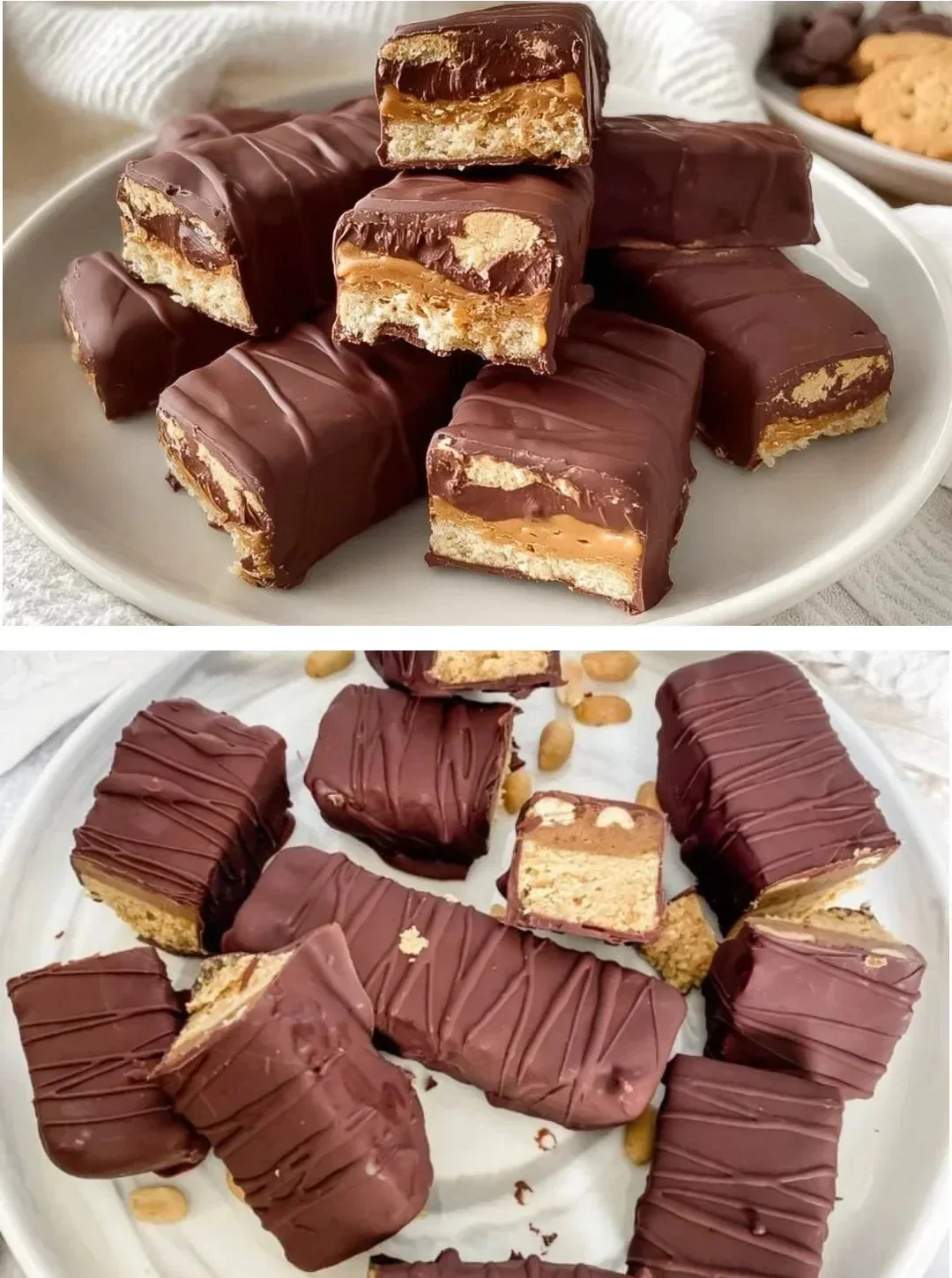 Vegane Snickers-Riegel in einer attraktiven Verpackung präsentiert