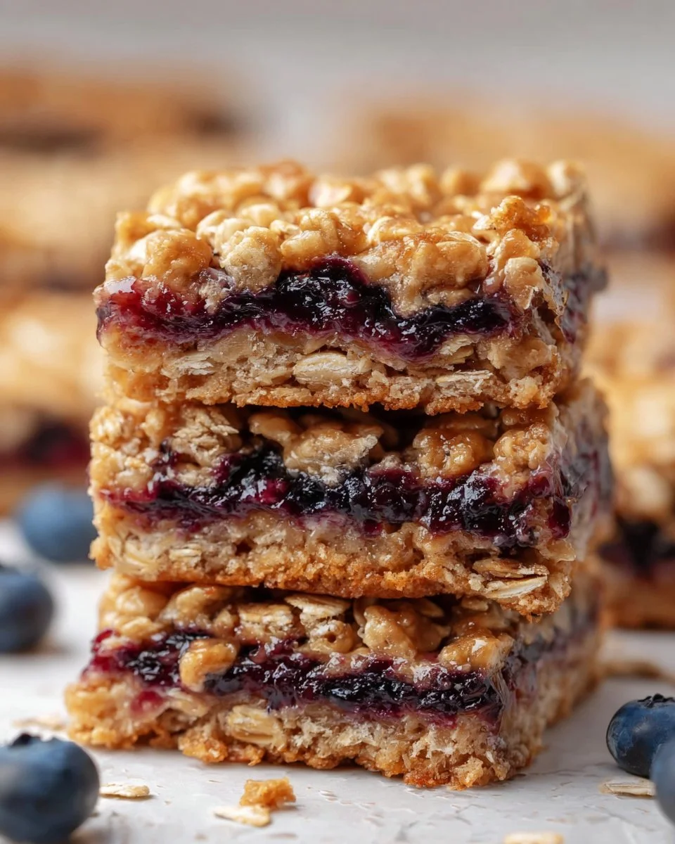 Beeren Haferflocken Frühstücksriegel mit frischen Beeren und Haferflocken