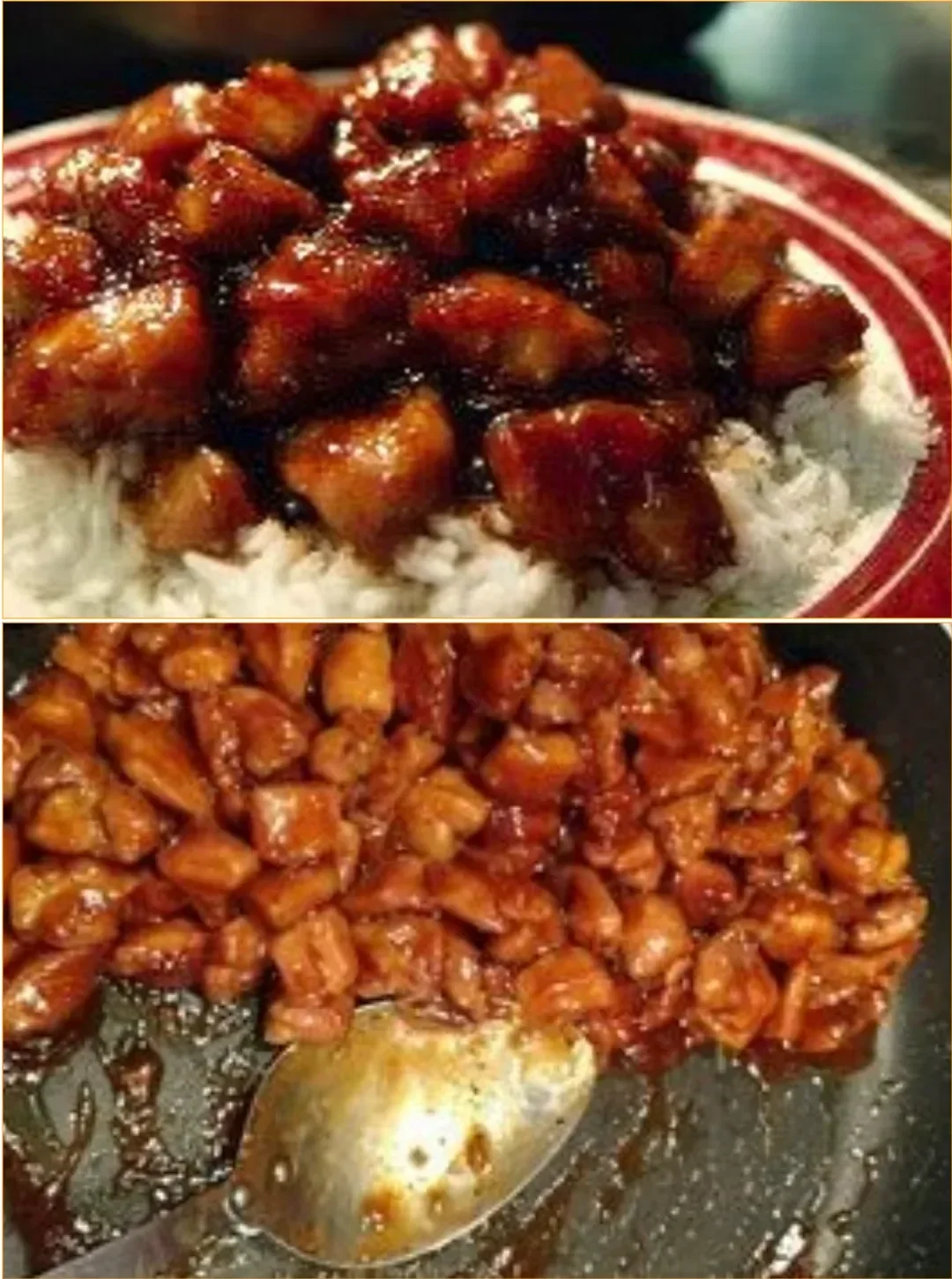 Bourbon Chicken Rezept mit köstlicher Sauce und zarten Hähnchenstücken