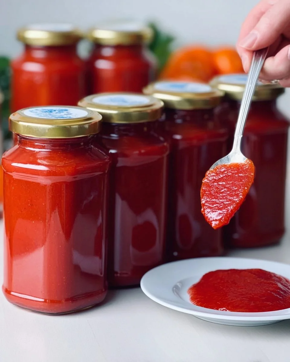 Hausgemachte Tomatenpaste in kurzer Zeit zubereiten