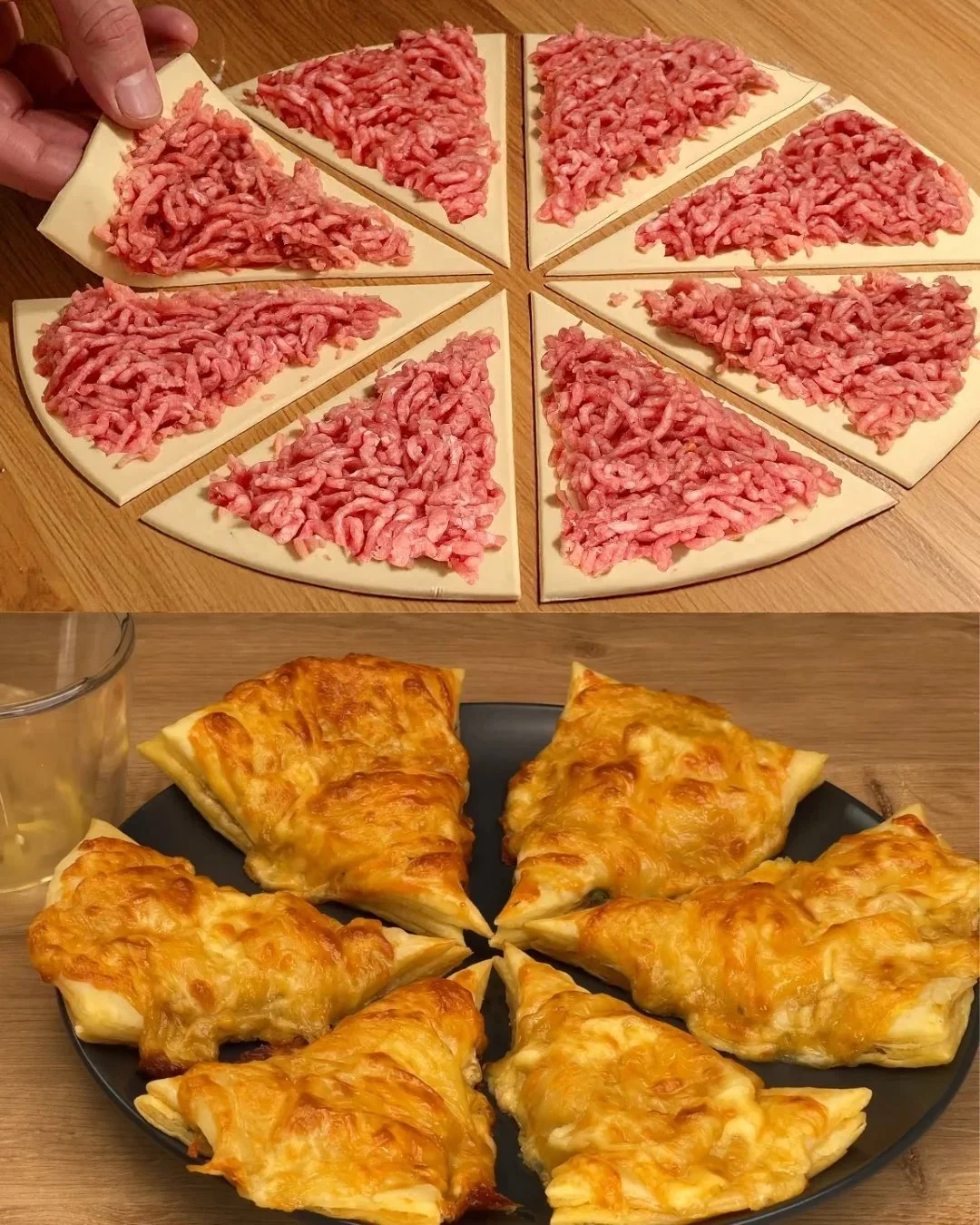 Herzhafter Fleischkuchen mit saftigem Fleisch und köstlichen Gewürzen
