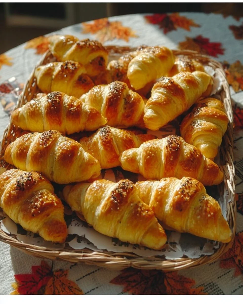 Käsegefüllte Brötchen aus Mayonnaise-Teig auf einem Holzbrett serviert