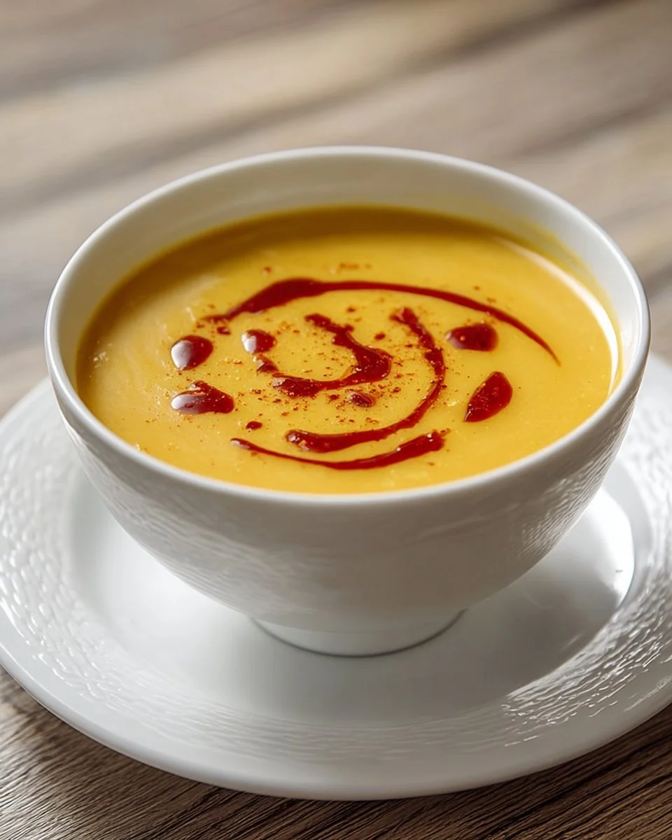 Linsensuppe im Restaurantstil, serviert in einer schönen Schüssel.