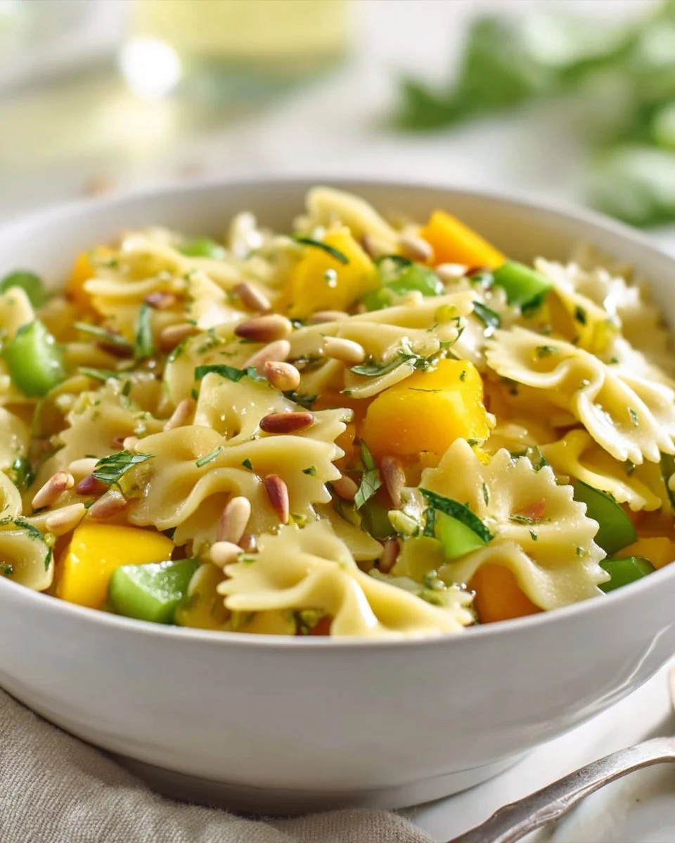Erfrischender Mango-Avocado-Salat mit aromatischen Zutaten