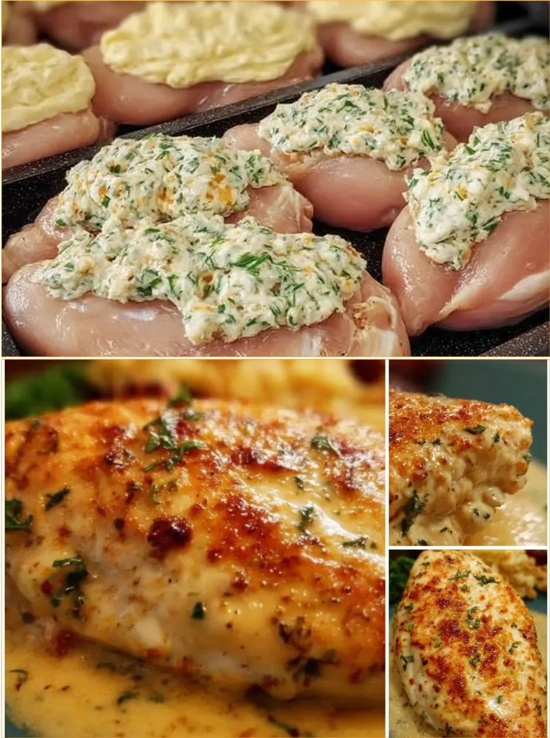 Zarte und schmackhafte Hähnchenbrust, die im Mund zergeht.