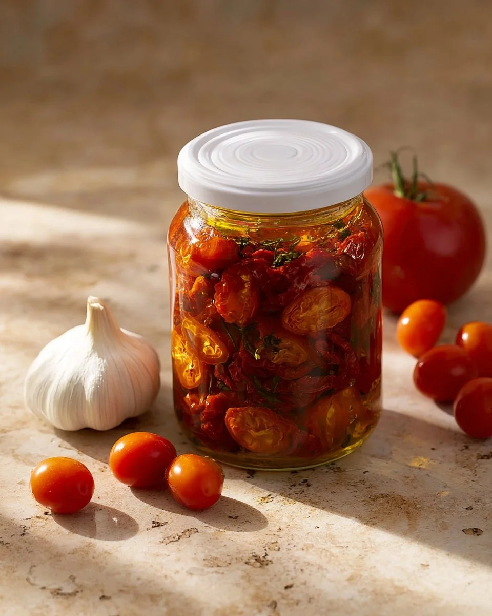 Ofengetrocknete Tomaten in Öl für leckere mediterrane Rezepte