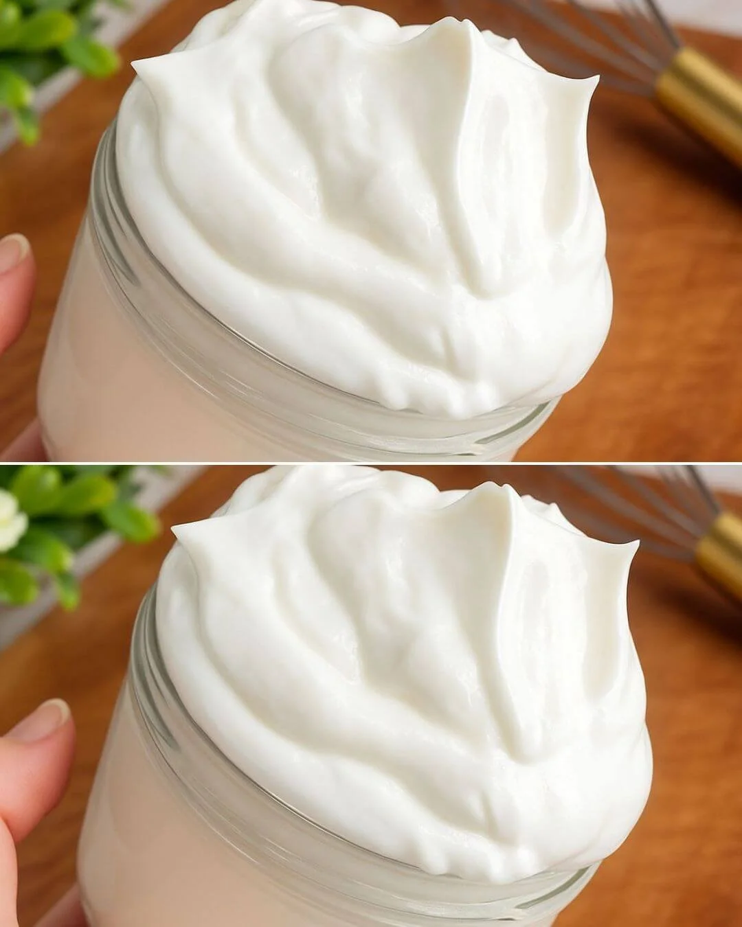 Schwuppiger griechischer Joghurt in einer Schüssel mit frischen Früchten
