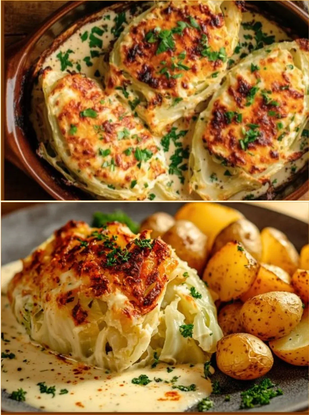 Überbackener Spitzkohl - vegan und glutenfrei Rezept