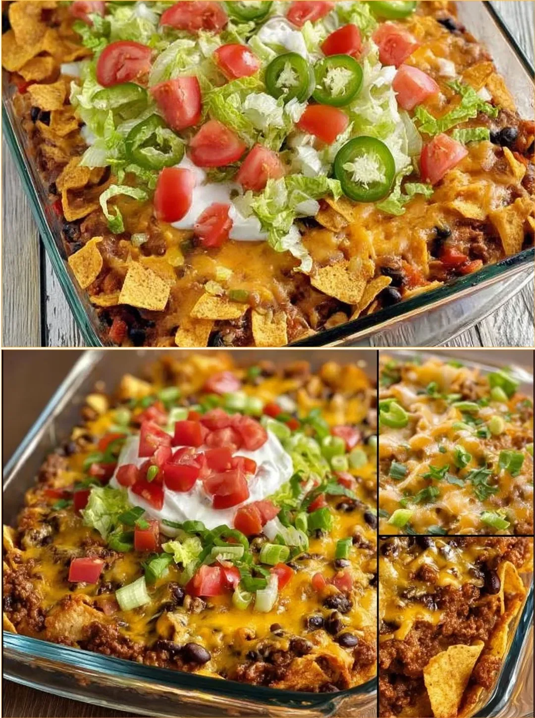 Wander-Taco-Auflauf Rezept mit frischen Zutaten und Gewürzen