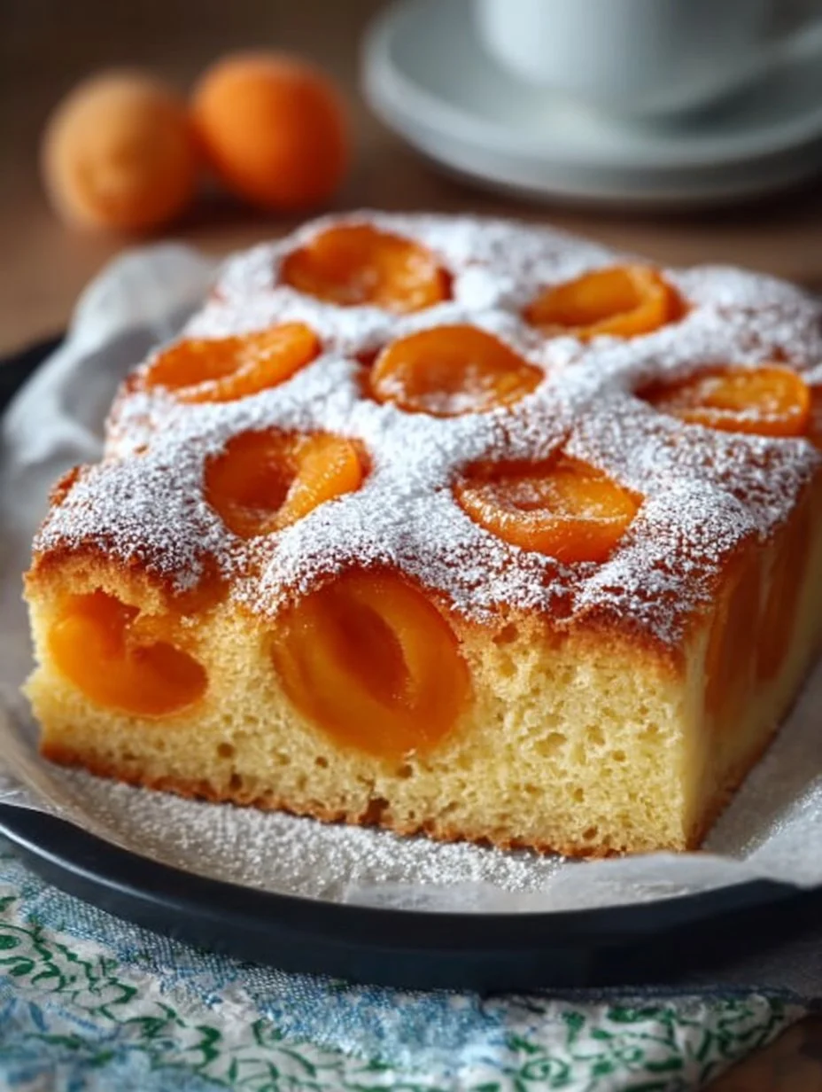 Saftiger Aprikosenkuchen mit Joghurt, perfekt für besondere Anlässe