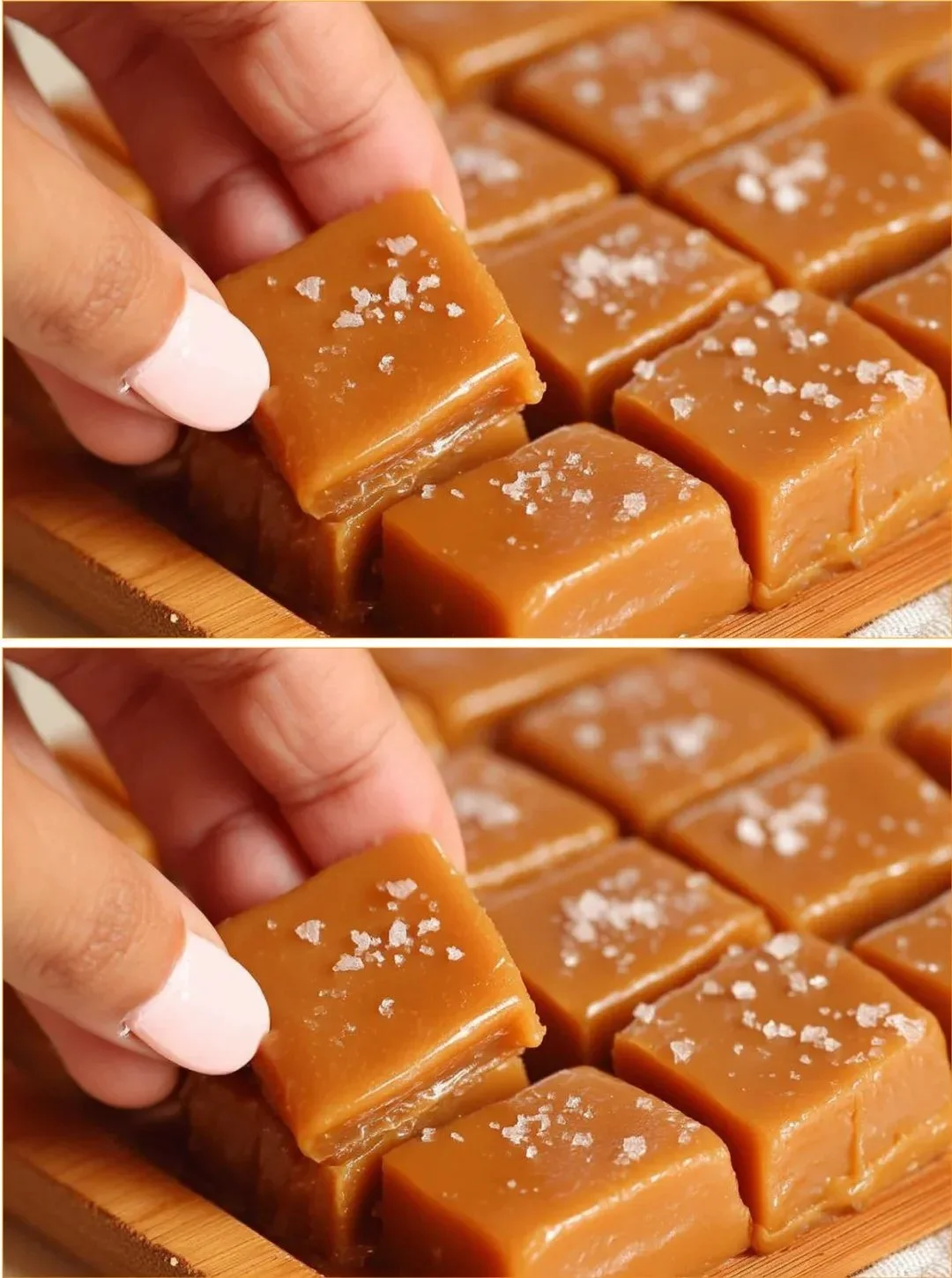 Köstliche Butterbonbons in verschiedenen Geschmacksrichtungen und Formen