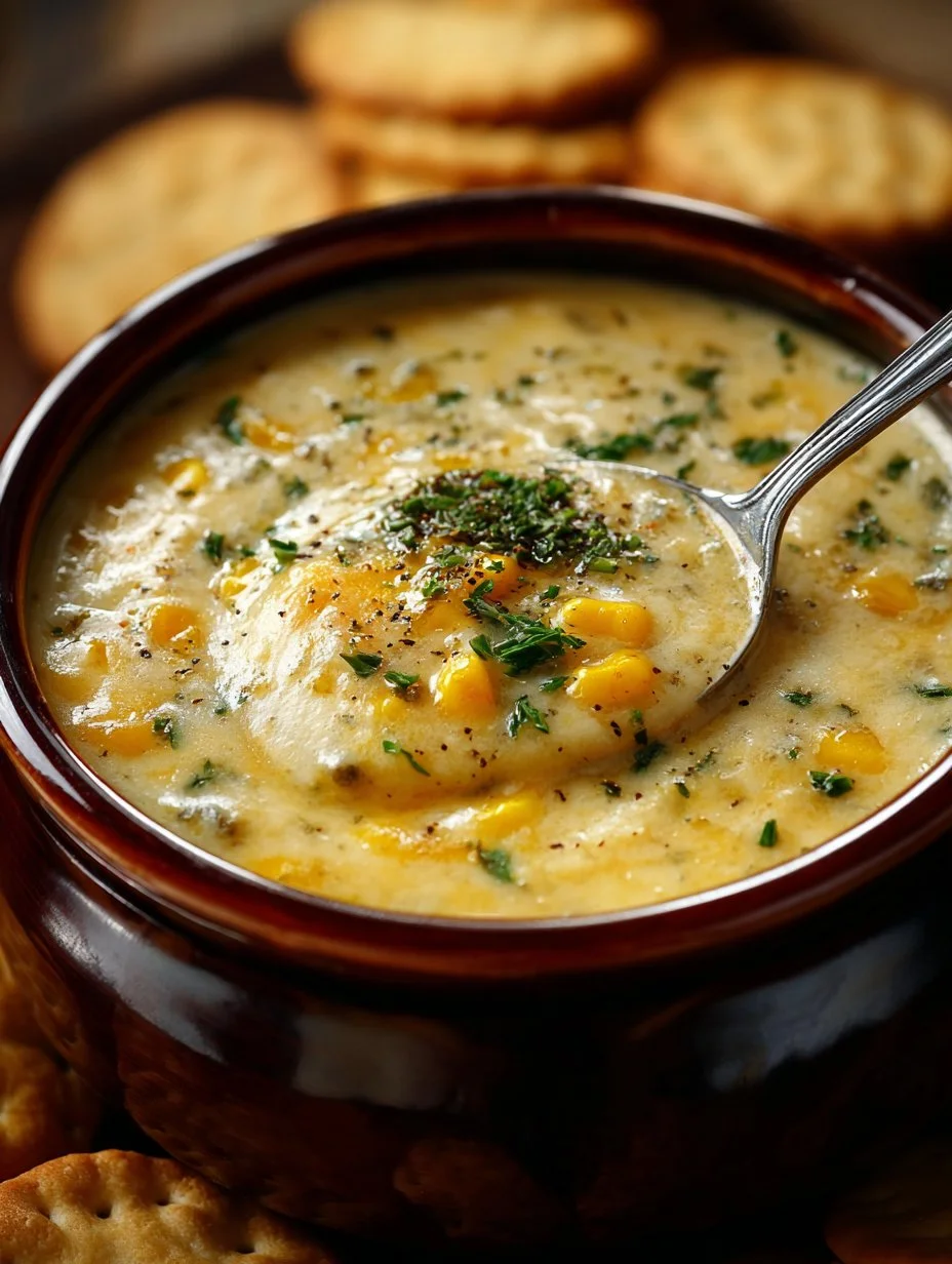 Schale Chili Relleno Suppe mit frischen Zutaten und Gewürzen