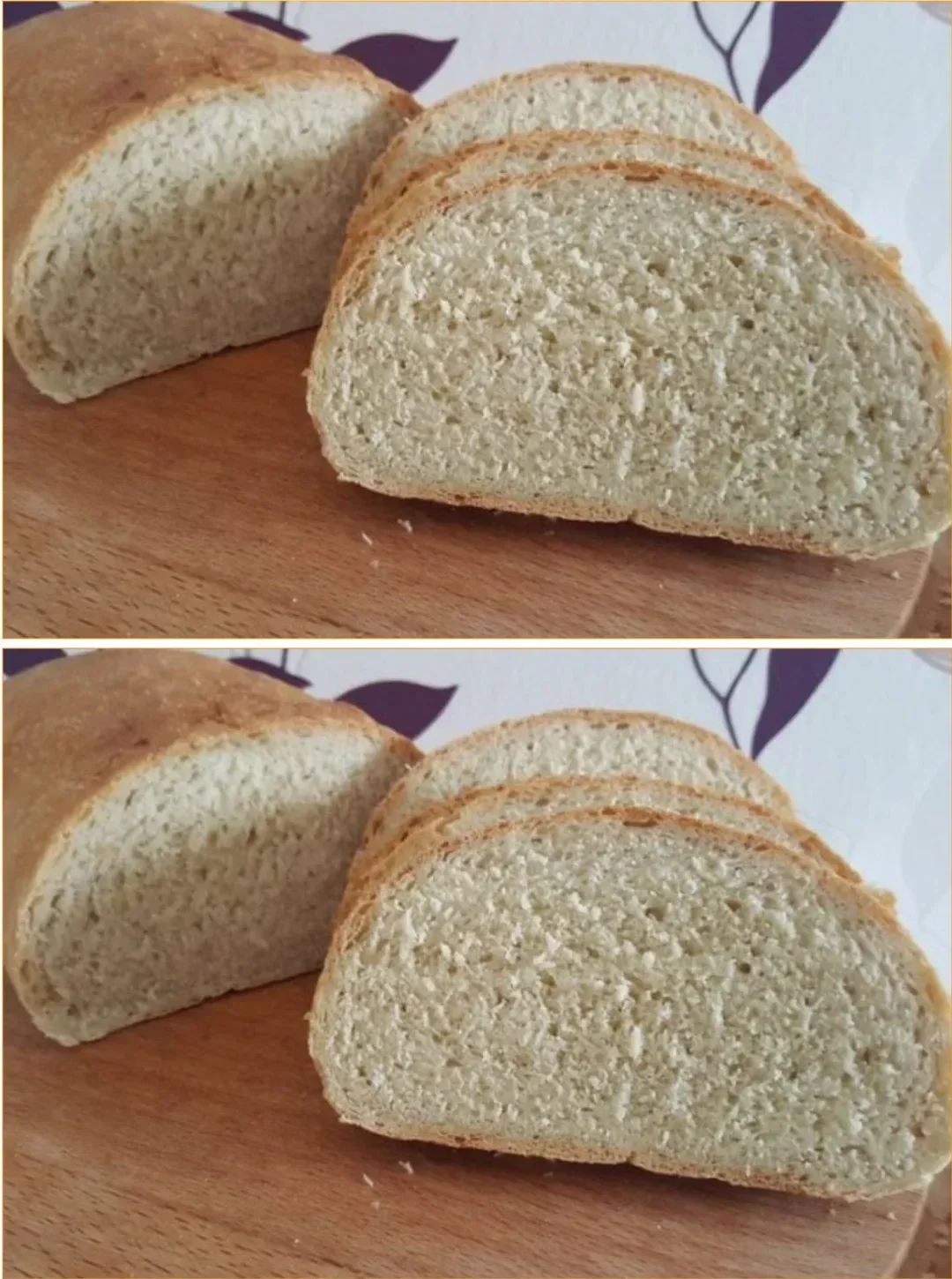 Frisches Ciabatta-Brot mit knuspriger Kruste und luftiger Innenstruktur