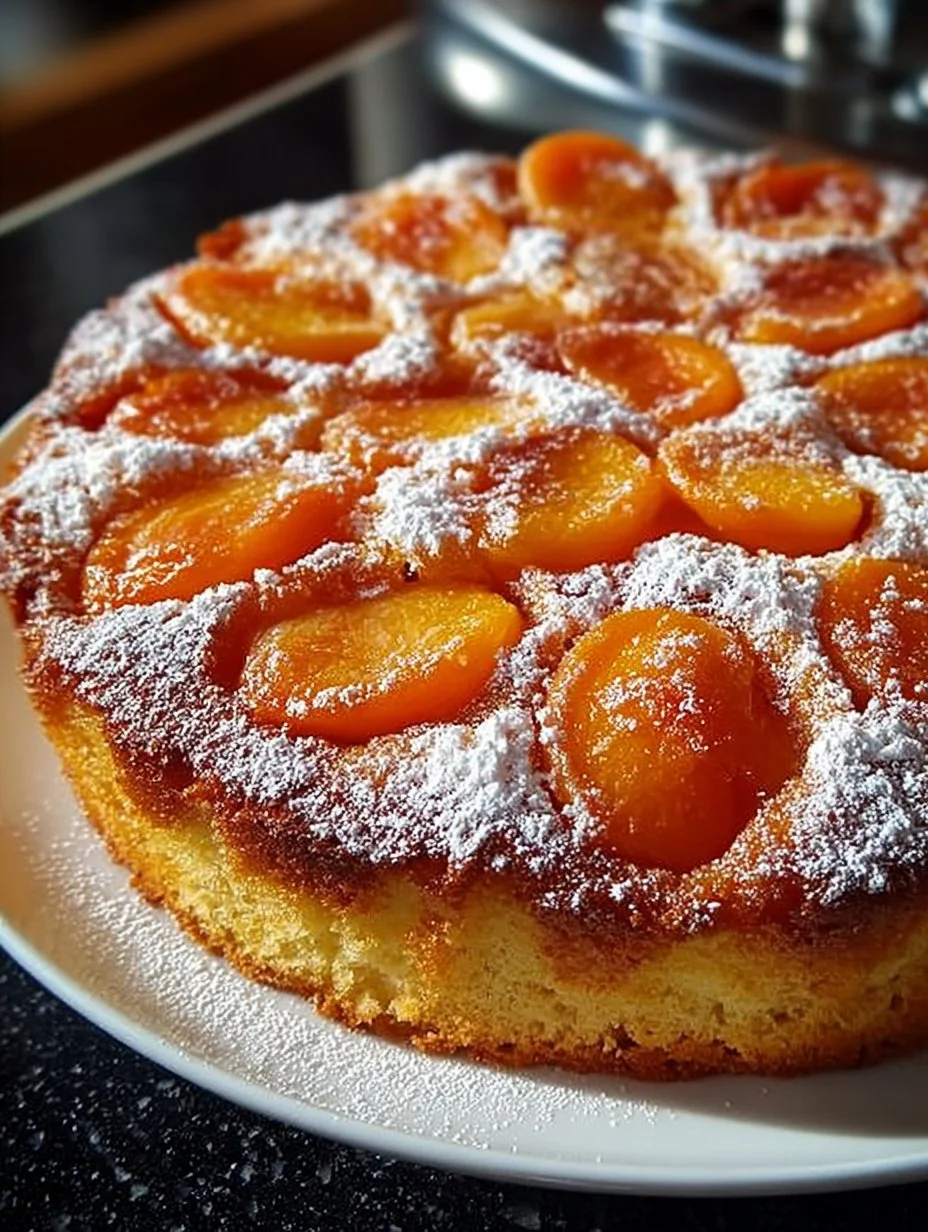 Frischer und saftiger Marillenkuchen mit reichlich Obst
