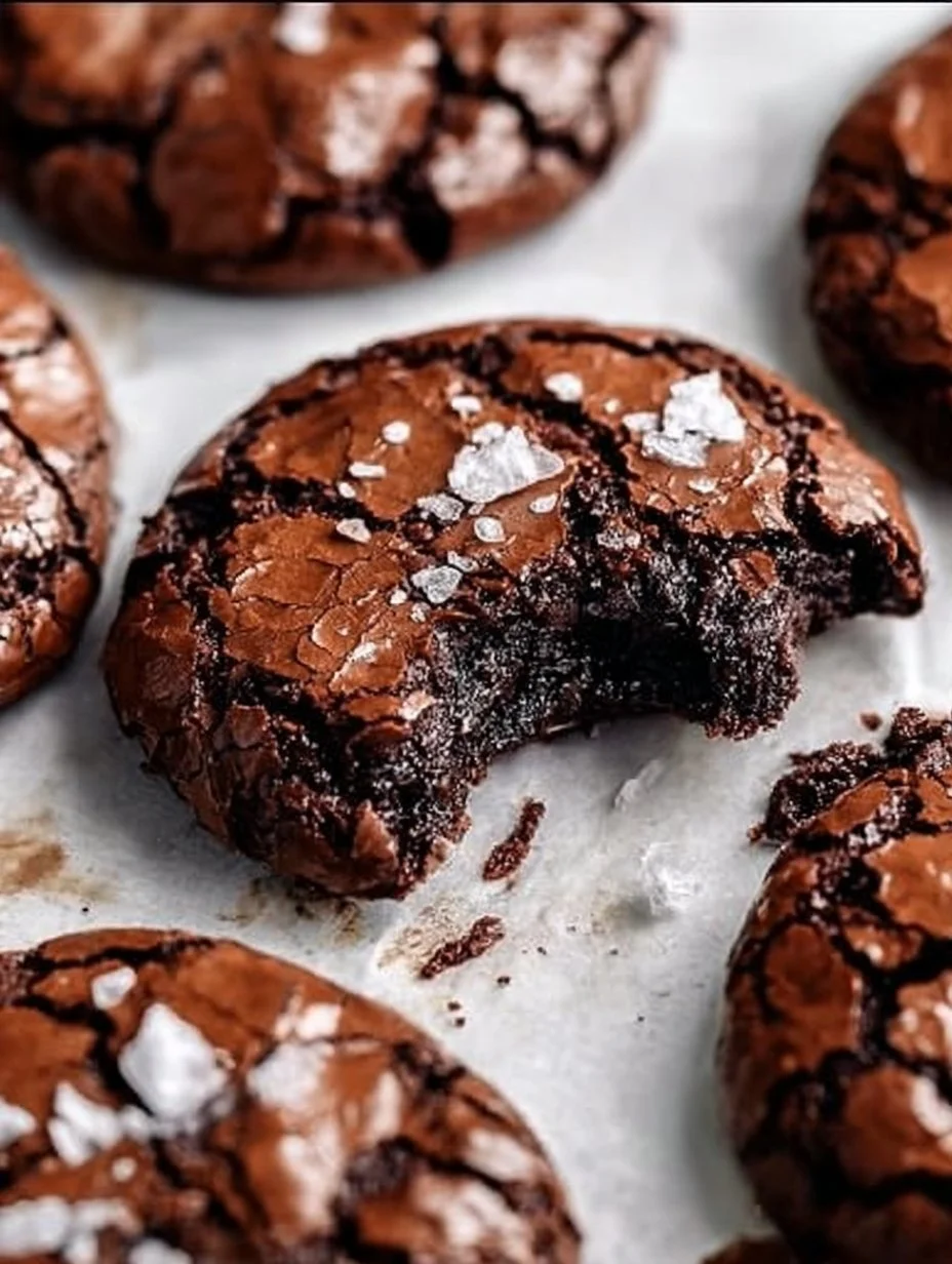 Leckere Gourmet Brownie Kekse in einer ansprechenden Präsentation