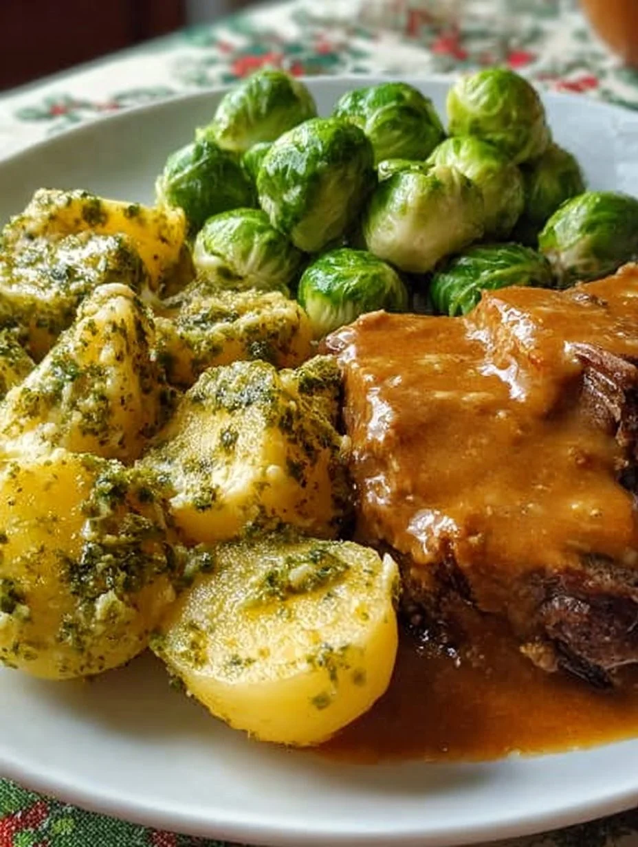 Omas köstliches Rosenkohl Rezept mit zarten, grünen Röschen und würzigen Aromen.