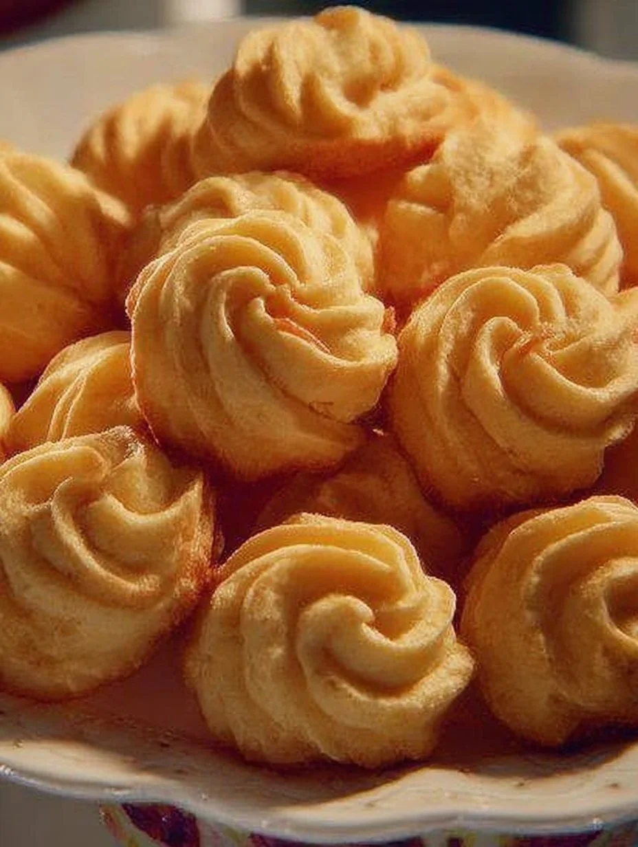 Frisch gebackene Orange- und Vanillekekse auf einem Teller