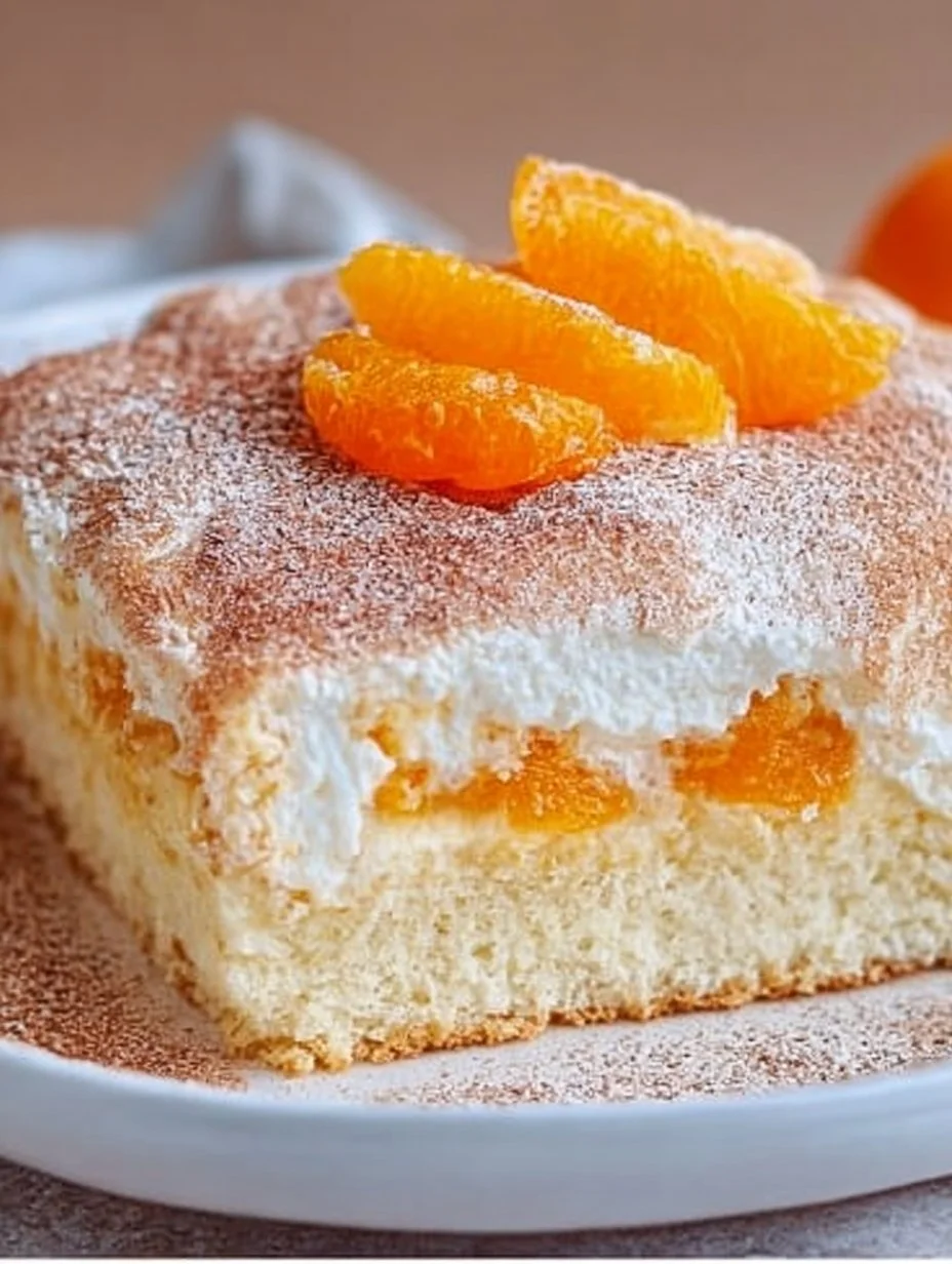 Schmandkuchen vom Blech mit Mandarinen - saftiger Kuchen für jeden Anlass