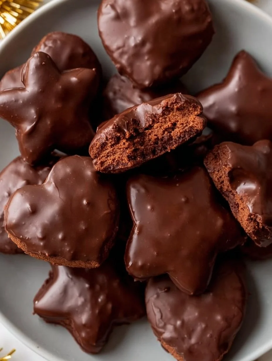 Veganer Lebkuchen - weiche, schokoladige Plätzchen für eine festliche Freude.