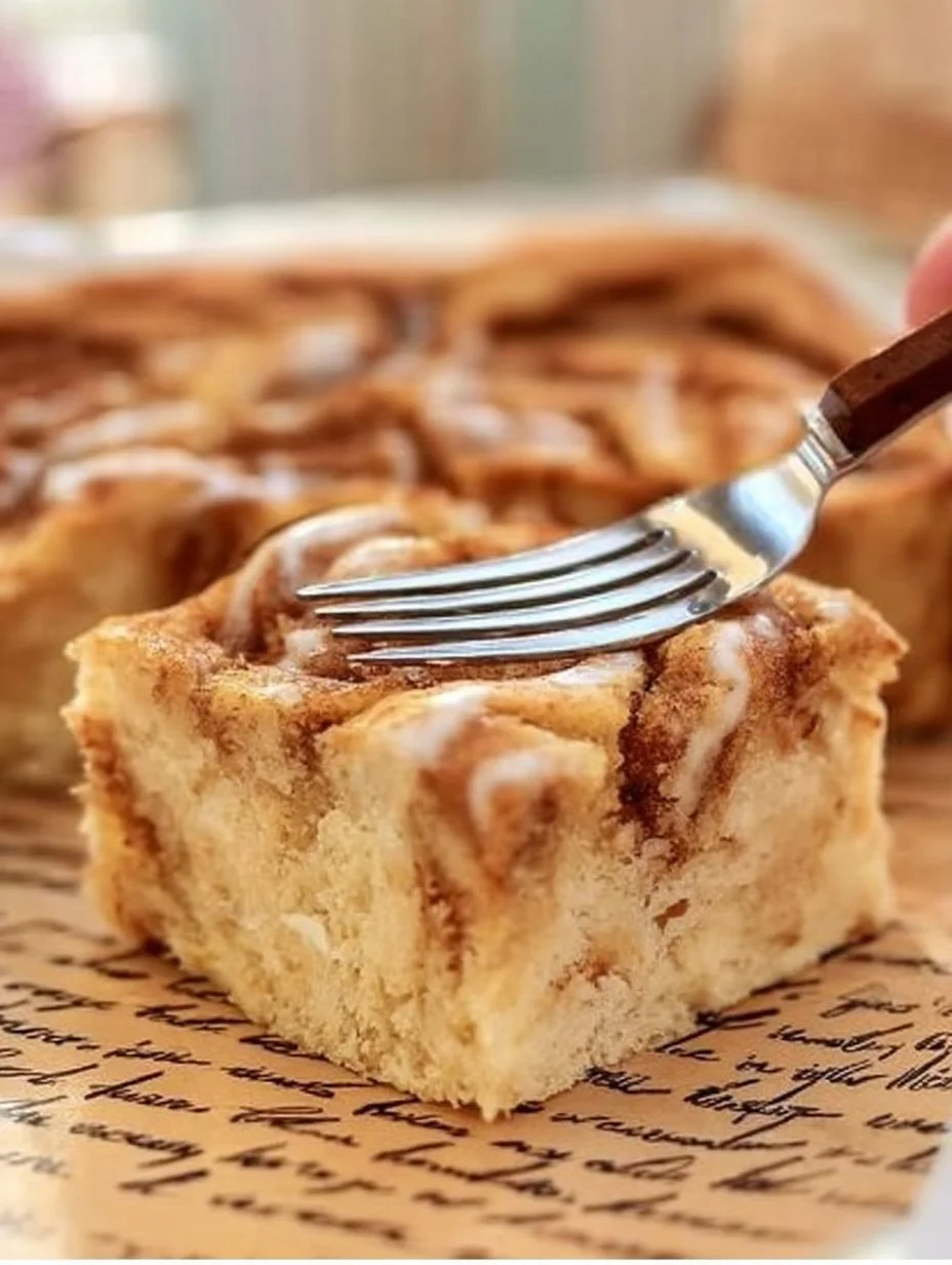 Köstlicher Zimtschneckenkuchen mit Zimt und Zucker, elegant serviert.