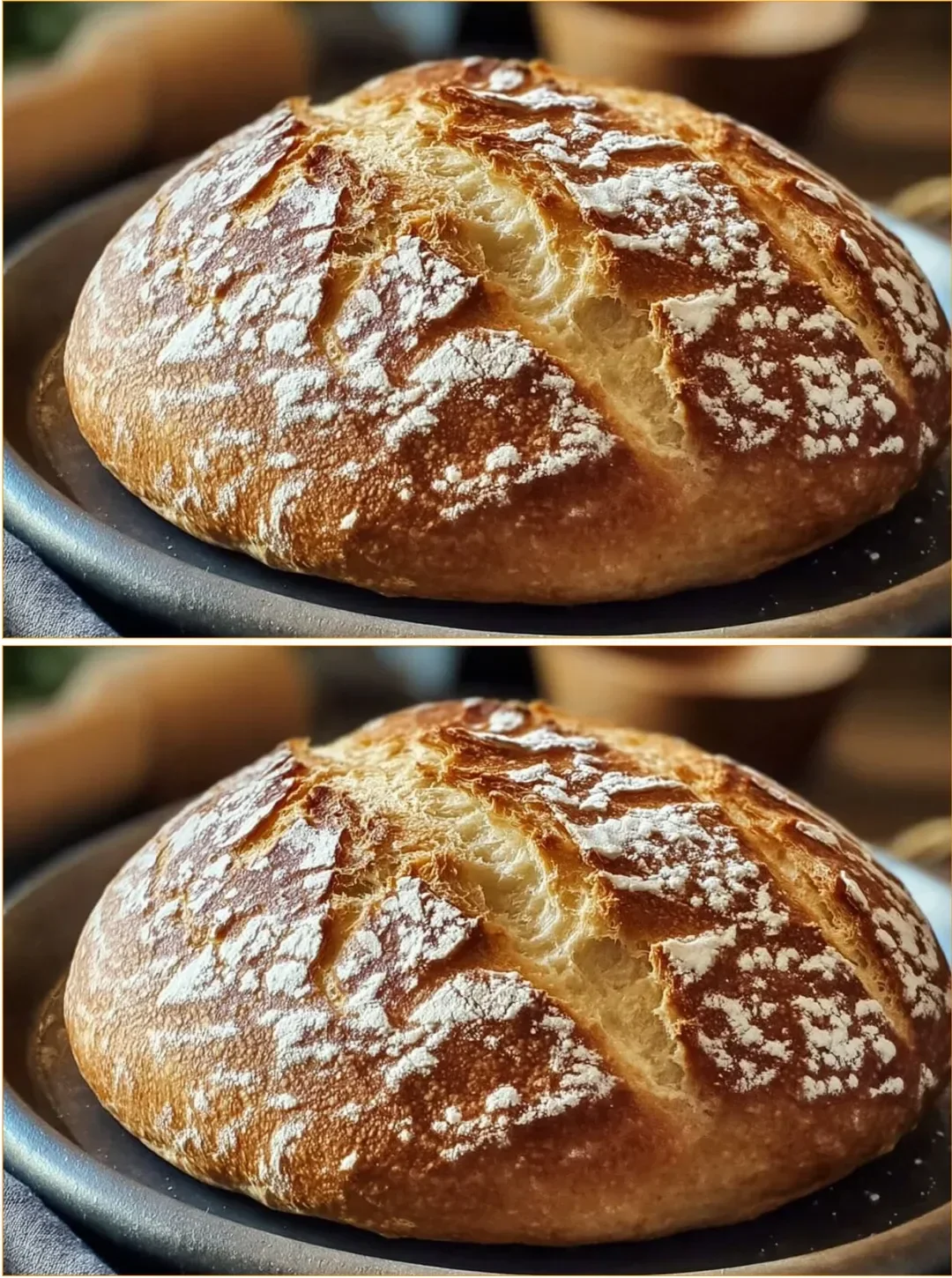 Fluffiges 3-Zutaten-Brot aus frischen Zutaten