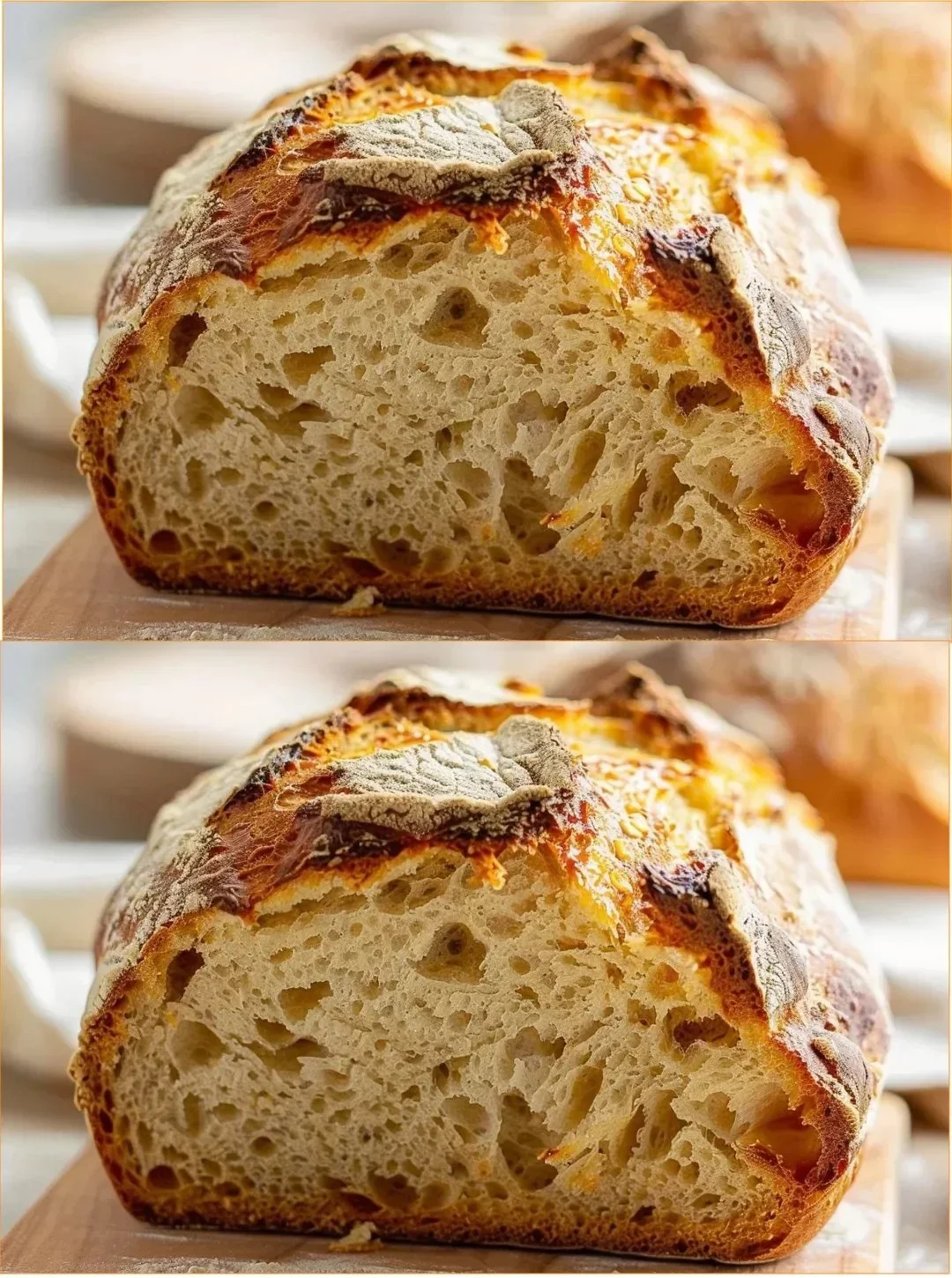 Leckeres griechisches Joghurtbrot frisch aus dem Ofen
