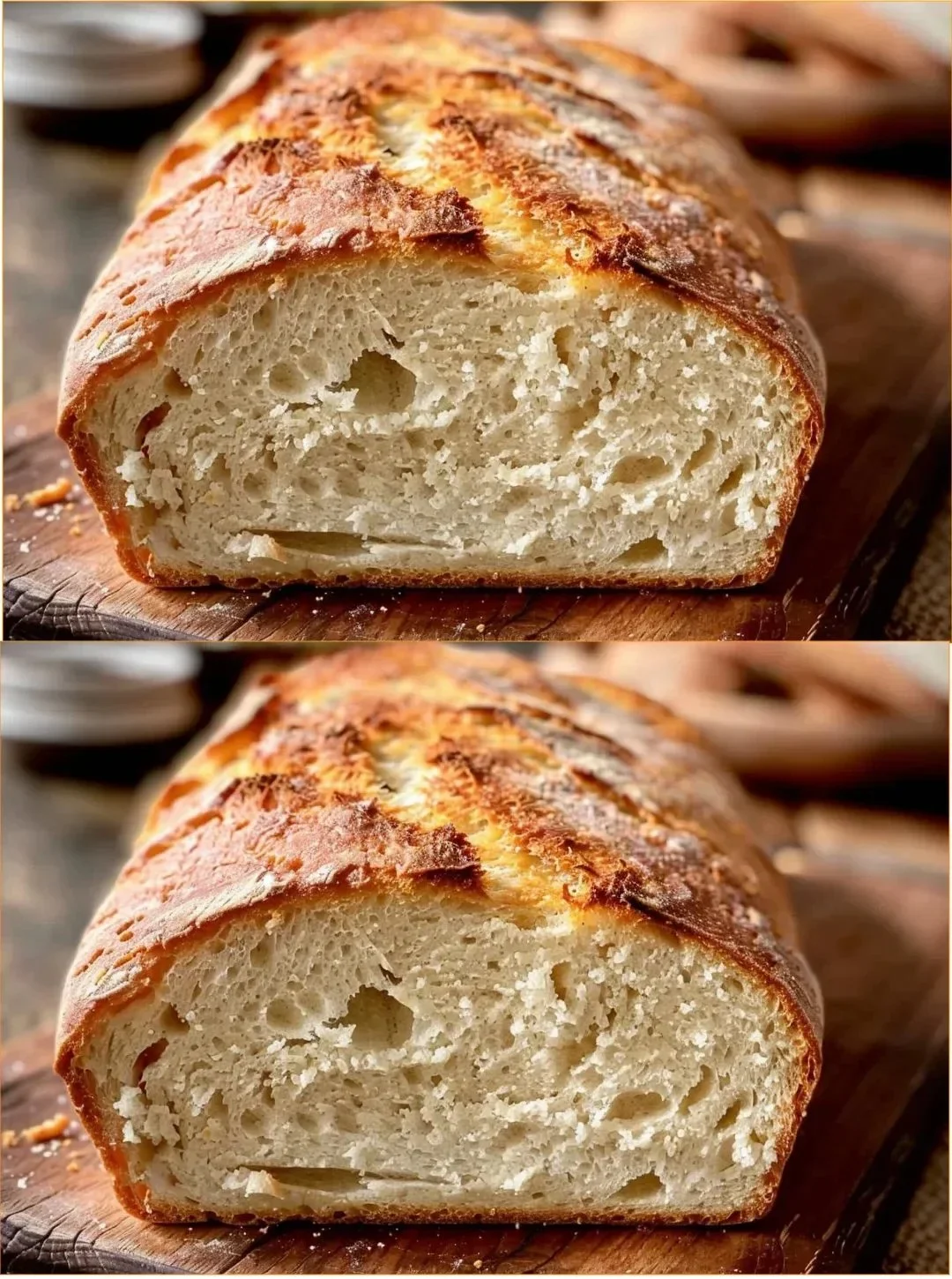 Leckeres Hähnchen-Laib-Brot frisch aus dem Ofen