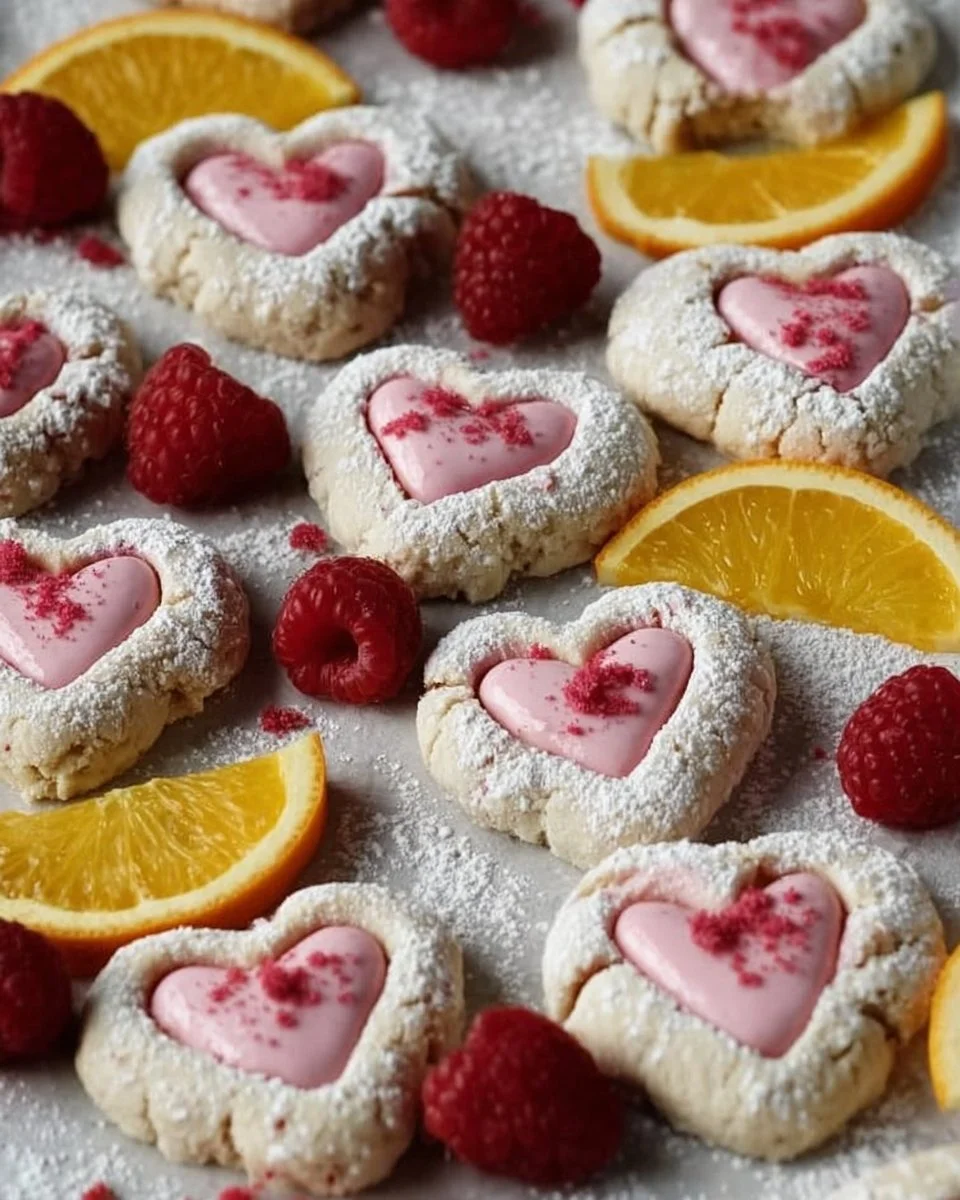 Pink Lemonade Daumenabdruckkekse mit einem erfrischenden Zitronengeschmack