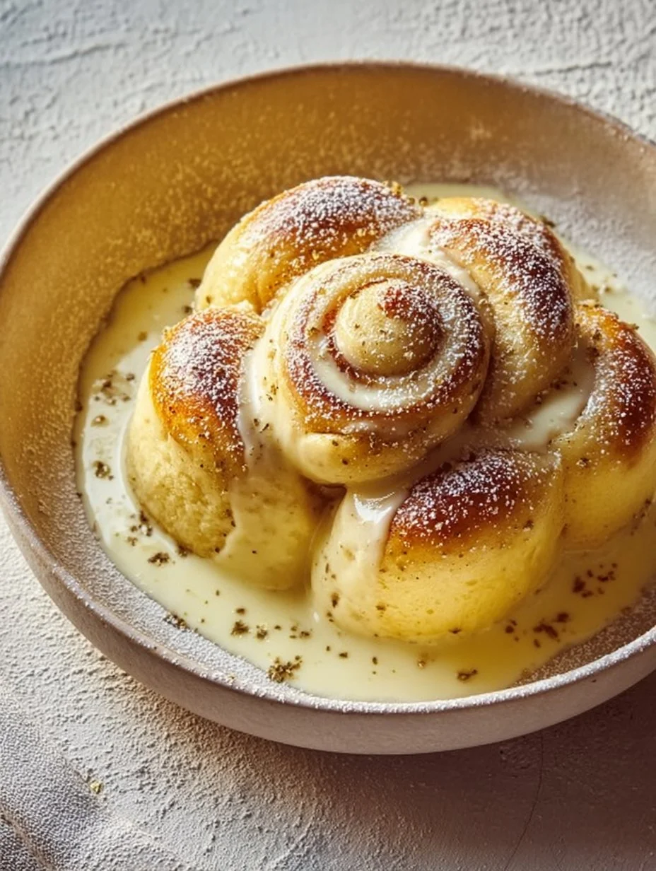 Leckere Puddingschnecken auf einem Blech frisch aus dem Ofen
