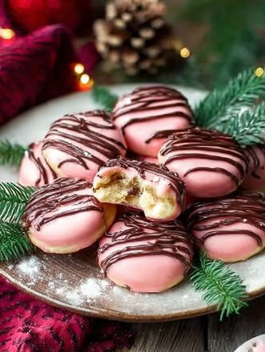 Punschkekserl auf einem festlich gedeckten Tisch, ideal für Weihnachten
