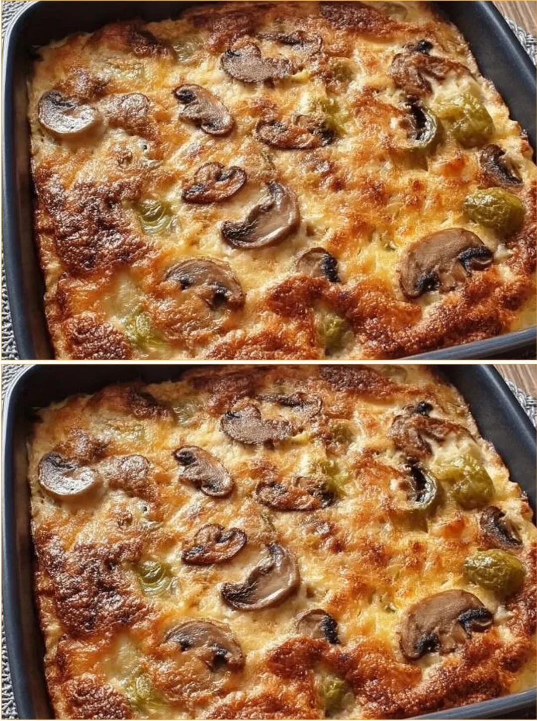 Leckeres Schnitzelpfanne-Gericht serviert mit Gemüse und Kräutern