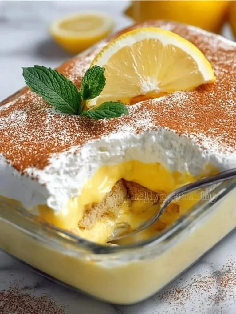 Weihnachts-Lemon-Semifreddo, ein erfrischendes Dessert in festlichem Stil