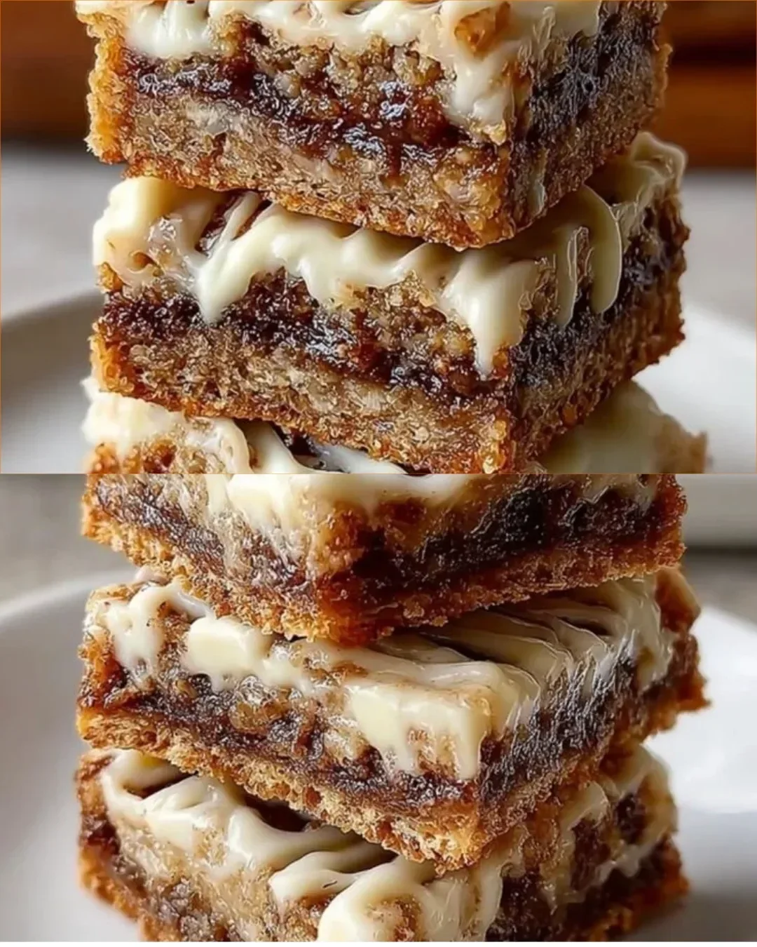 Zimtschnecken-Glücksbars mit Zimt und Zucker auf einem Teller