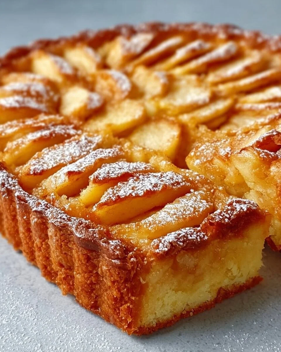 Delizierte Apfeltarte mit frisch gebackenen Äpfeln und Zimt