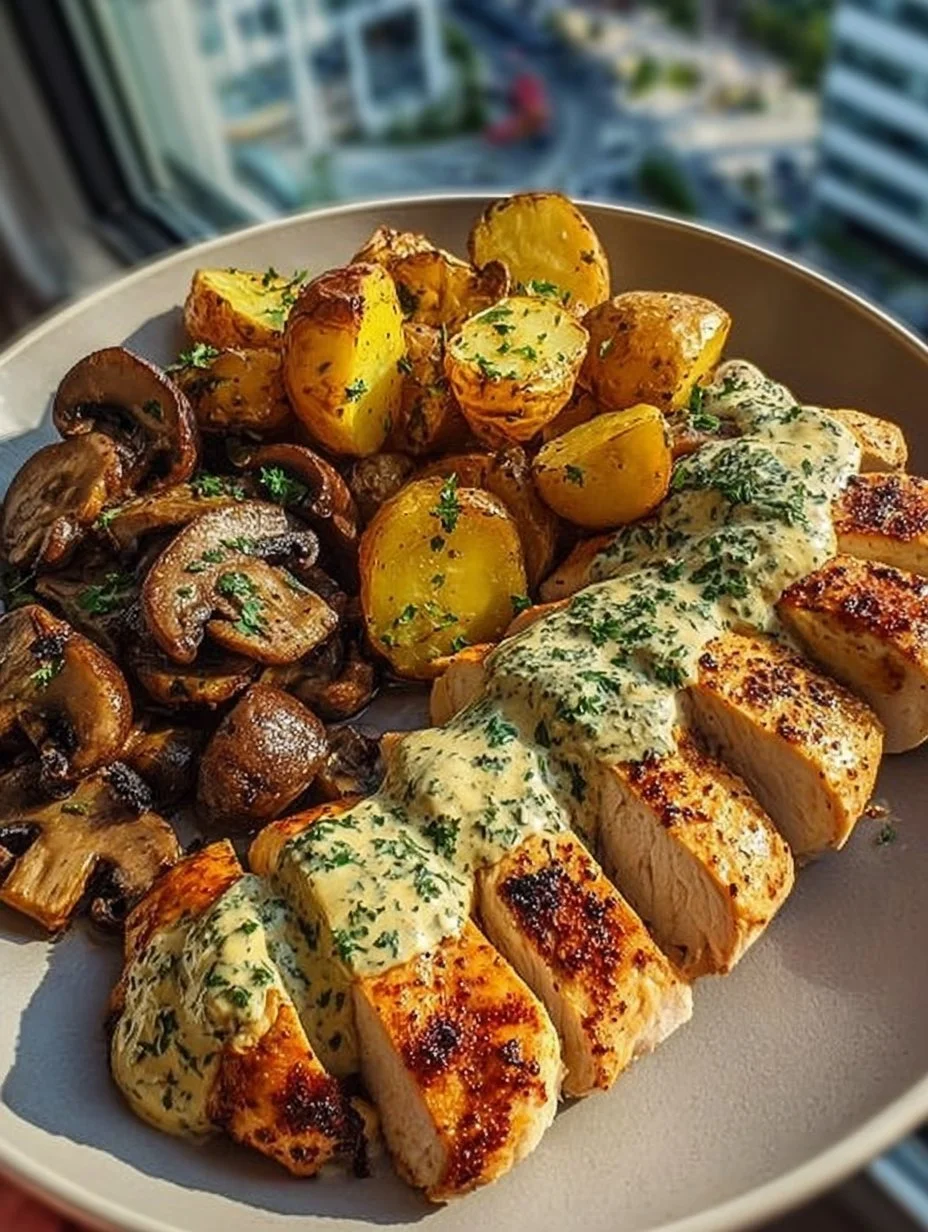 Gegrillte Hühnerflügel auf dem Grill, serviert mit frischen Kräutern