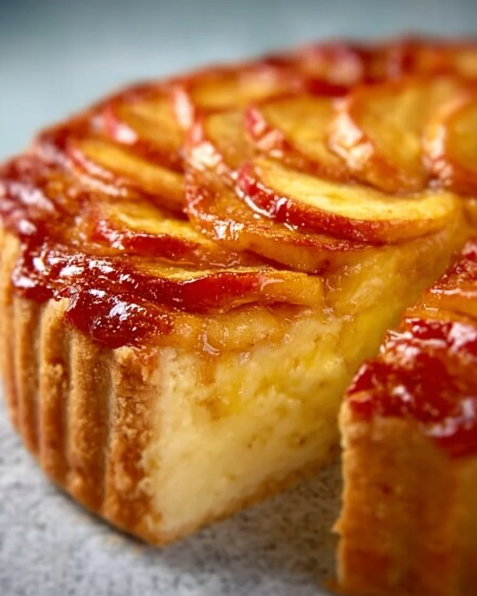 Ein gesunder Apfelkuchen aus frischen Äpfeln und natürlichen Zutaten