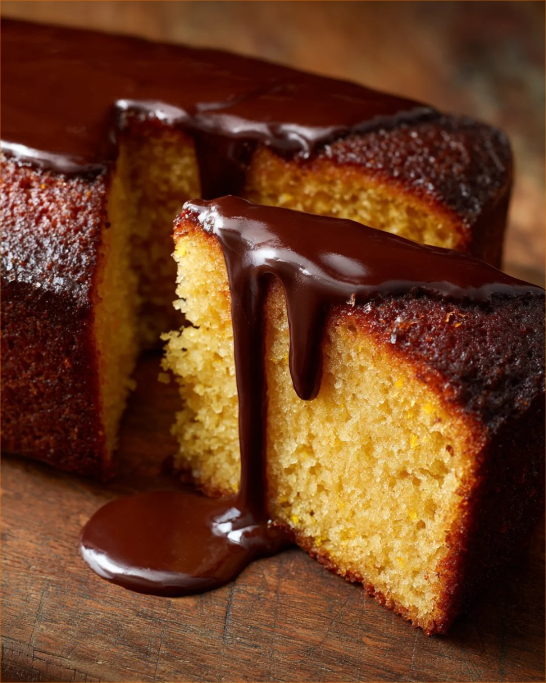 Italienischer Grießkuchen auf einem Teller, perfekt als Dessert.
