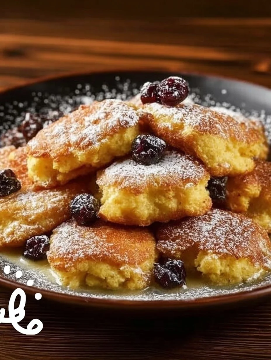 Leckere Kaiserschnitten auf einem Teller, ideal für Desserts.