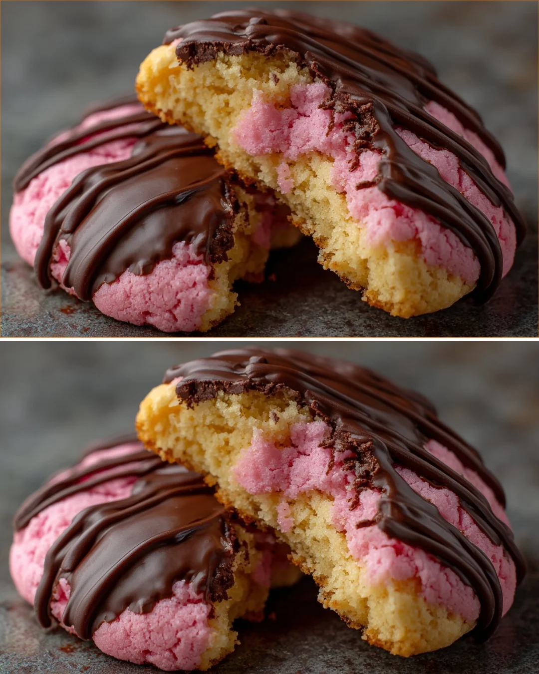 Leckere Erdbeer-Schokoladenkekse, die im Mund schmelzen - ein perfektes Dessert