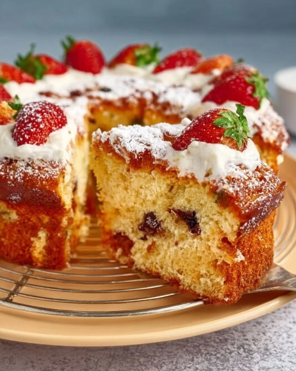 Leckere hausgemachte Torte auf einem Tisch dekoriert mit frischen Beeren