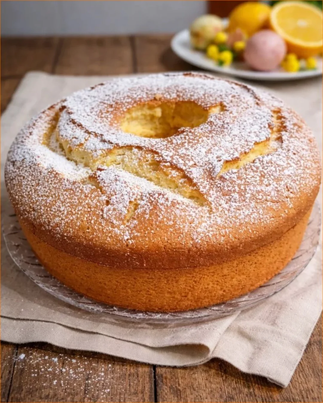 Leckere Orangen-Chiffontorte mit frischem Orangenaroma und luftiger Textur