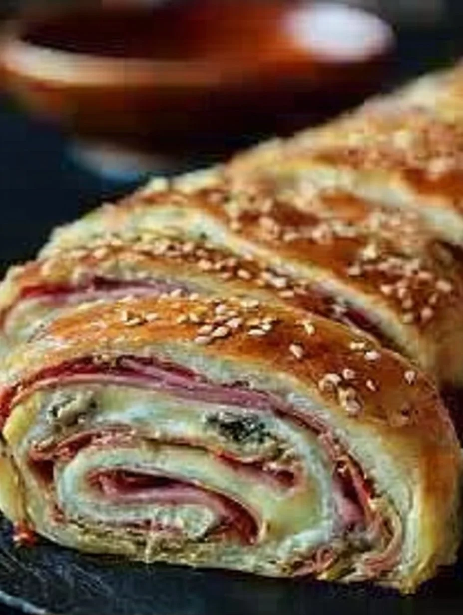 Leckere Salzstrudel zur Party serviert auf einem festlichen Tisch.