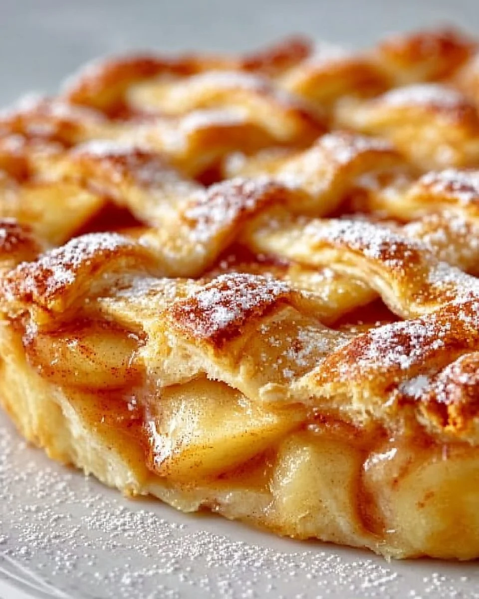 Schnelle Apfeltarte mit frischen Äpfeln und leckerem Teig