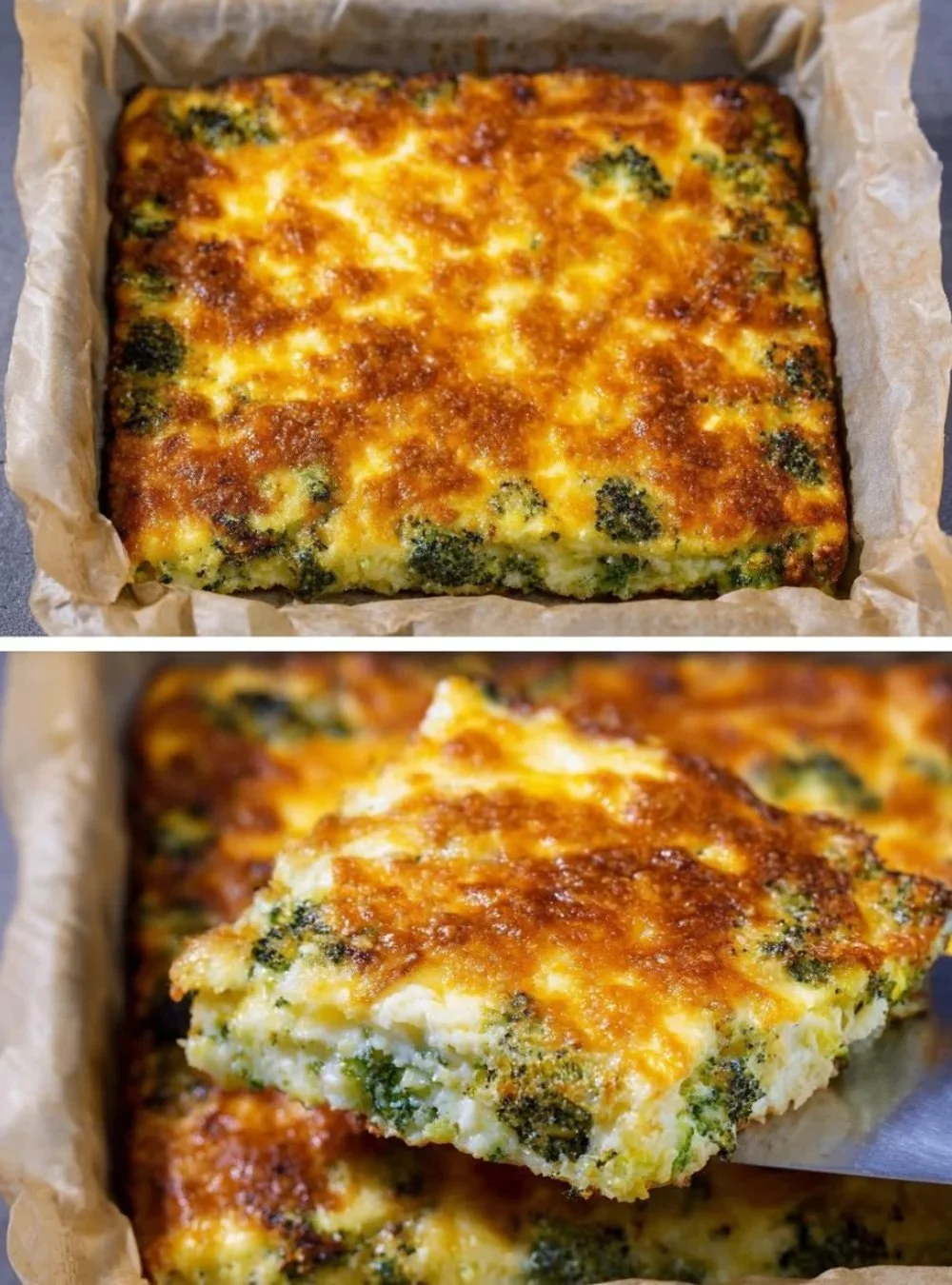 Leckeres Brokkoli Mozzarellagratin mit Mais aus dem Ofen
