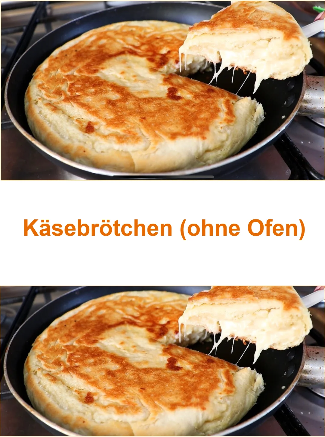 Leckere Käsebrötchen ohne Ofen, frisch und einfach zubereitet