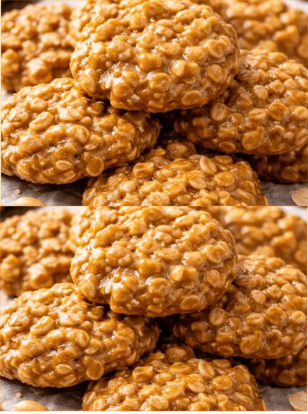 Erdnussbutterkekse ohne Hafer auf einem Teller