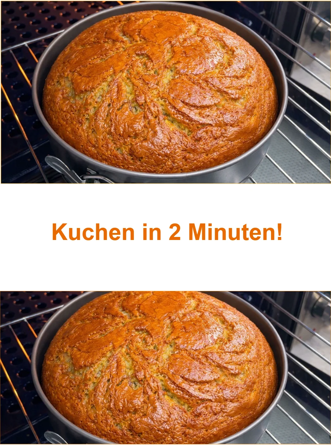 Leckerer Kuchen in nur 2 Minuten zubereitet