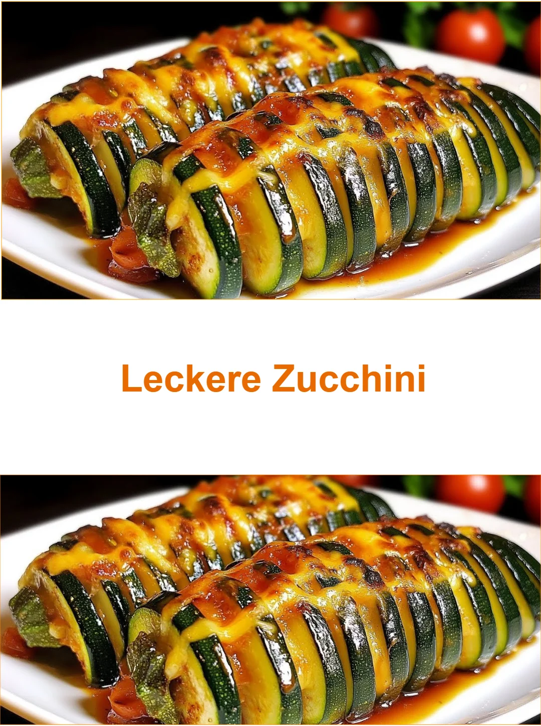 Leckere Zucchini in einer bunten Gemüsepfanne