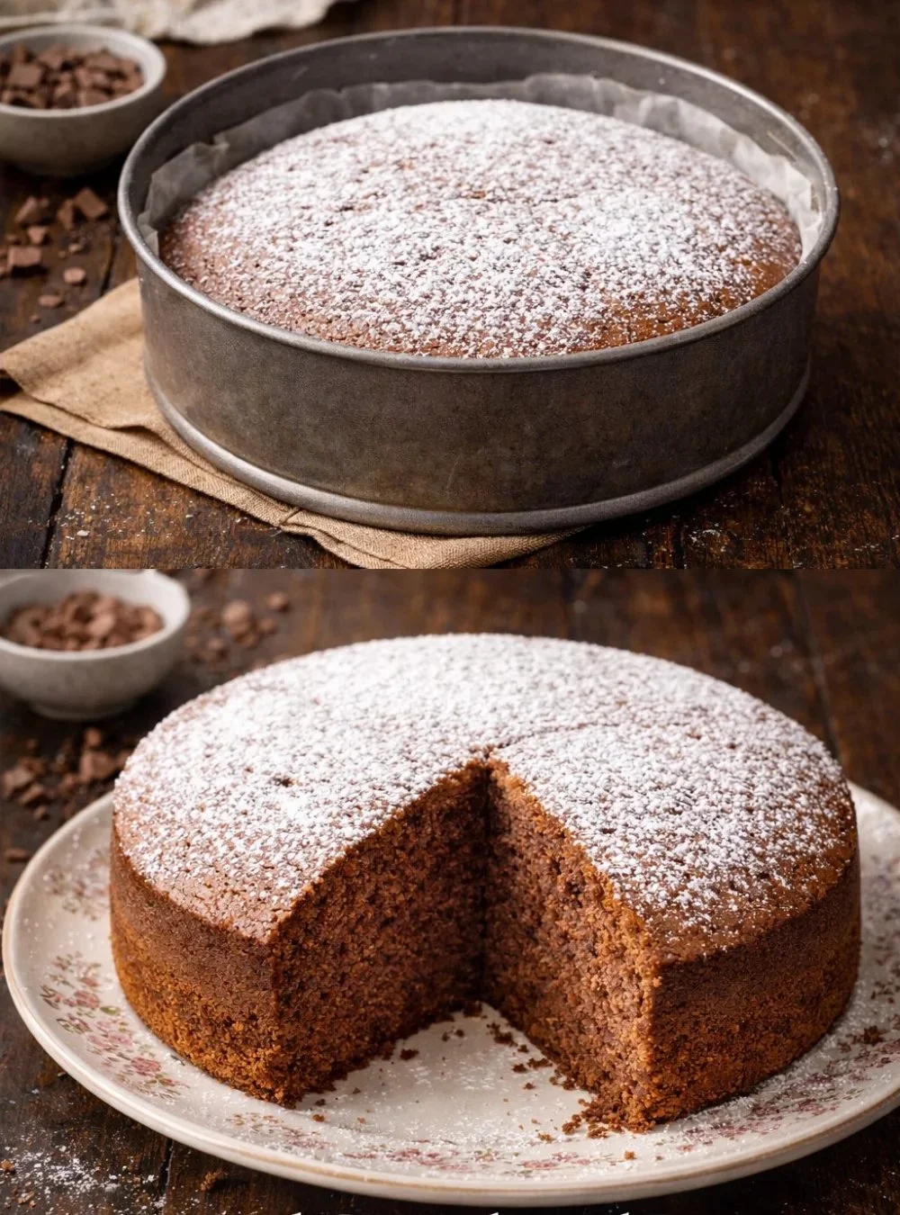 Saftige Milchschokoladentorte mit Schokoladenglasur und Dekoration